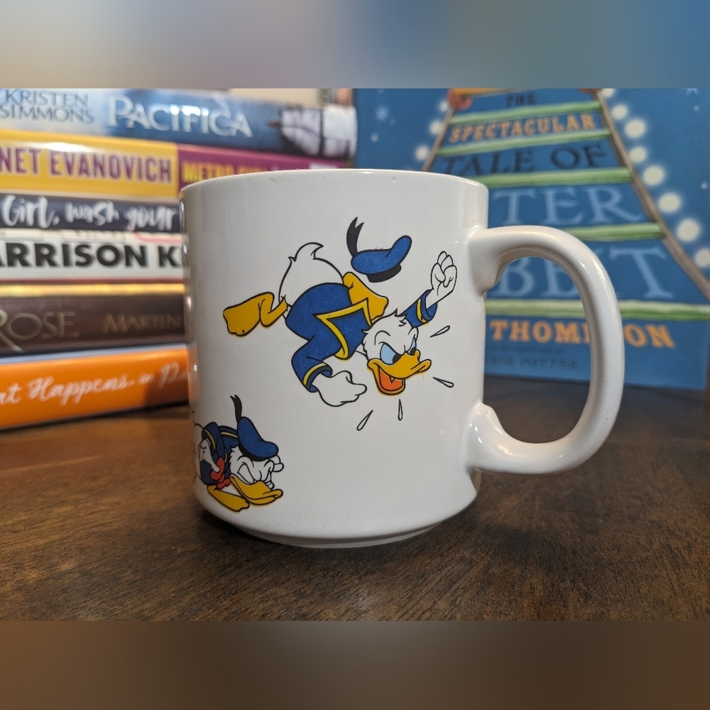Vintage Disney Donald Duck Coffee Mug 1980-1990 Era
